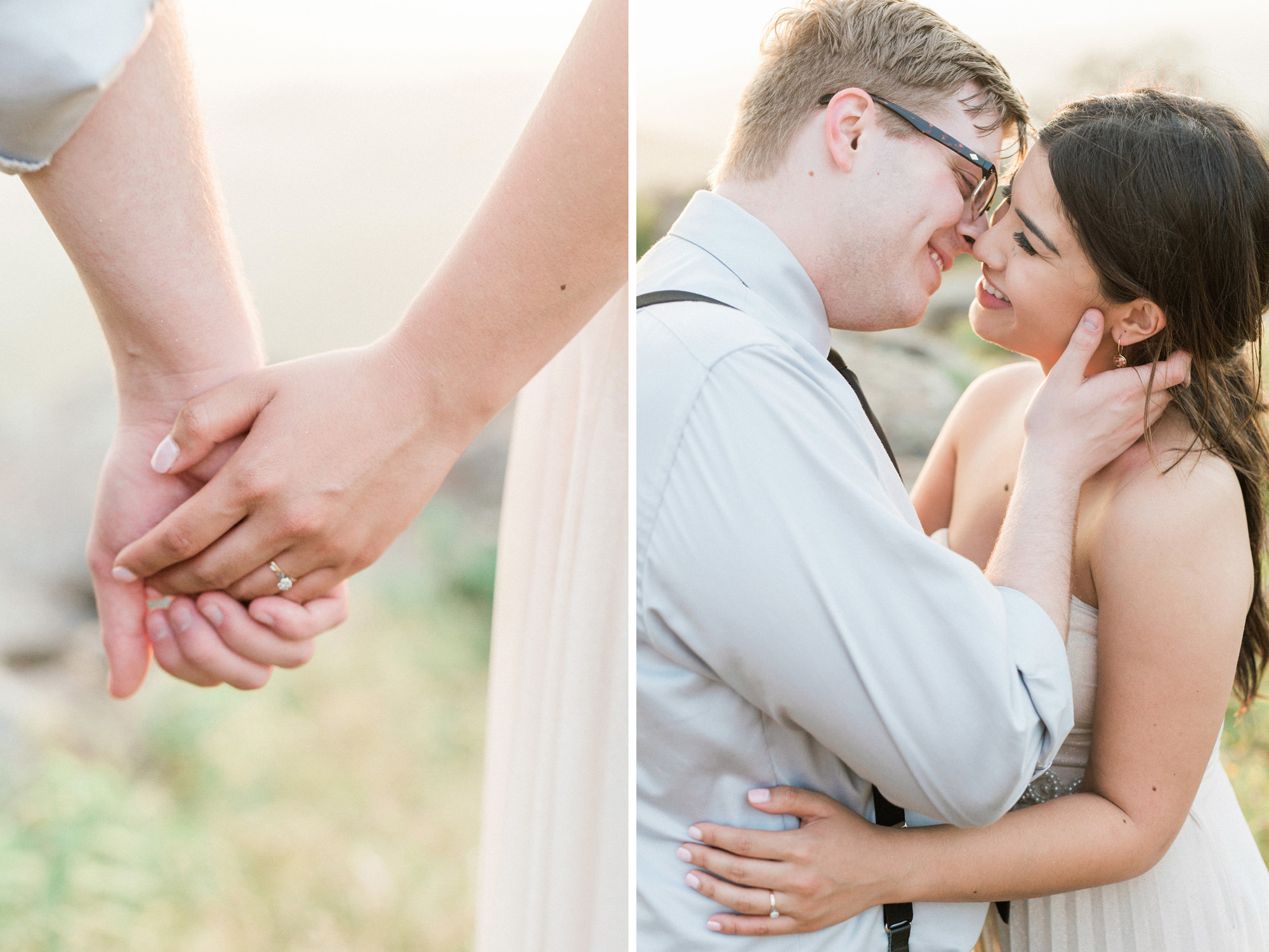 Oklahoma engagement session locations, including Mount Scott and the Wichita Mountains Wildlife Refuge.