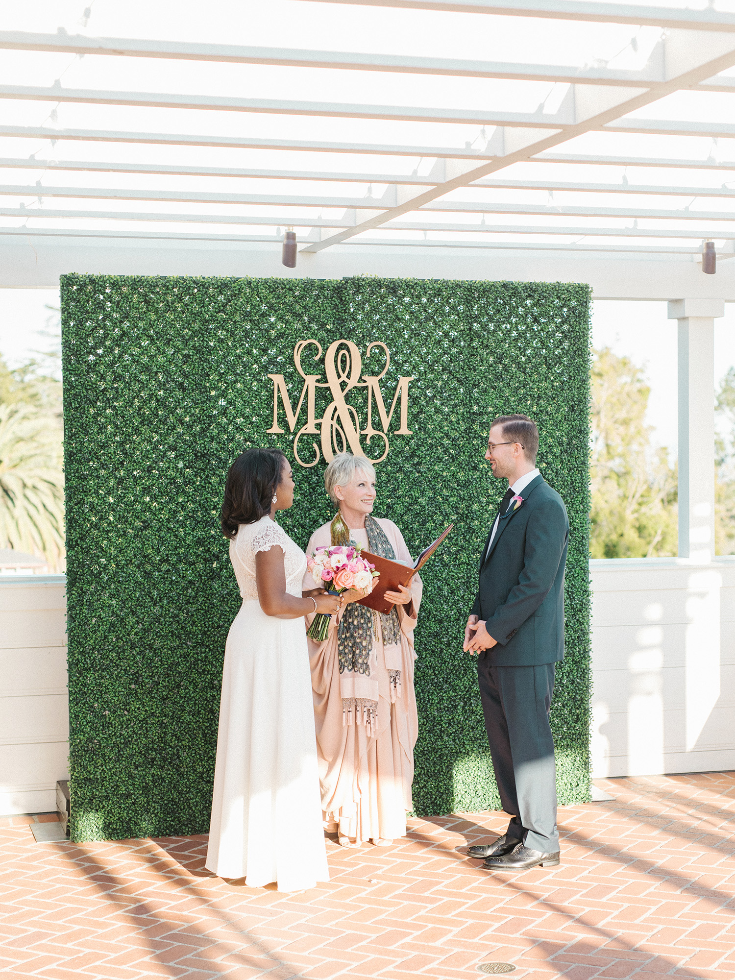 Belmond El Encanto wedding ceremony