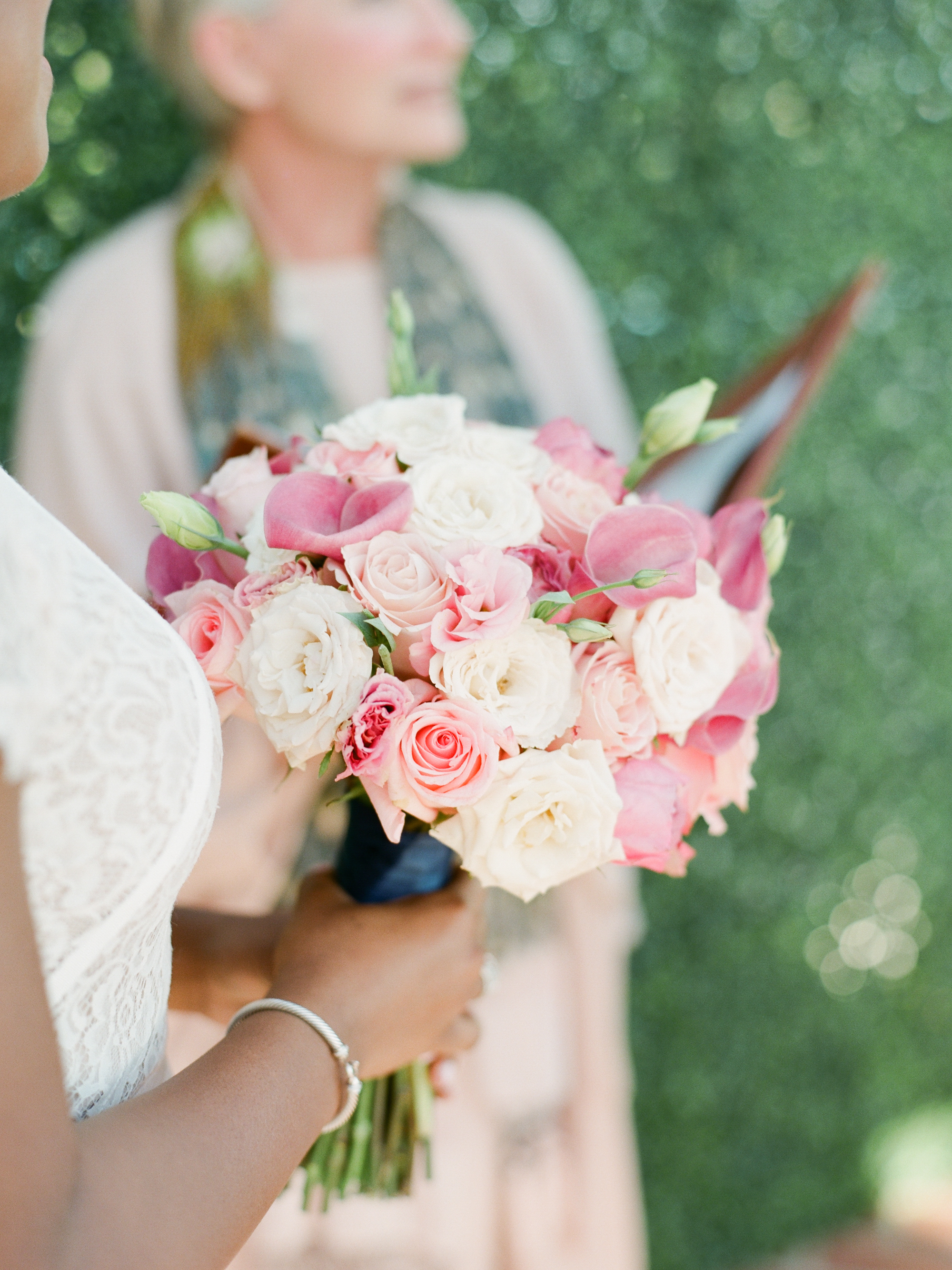 Bridal bouquet from a Belmond El Encanto wedding ceremony